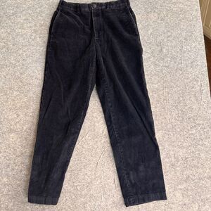 Brooks Brothers Corduroy Mens 34x34 Hudson Wide Wale Pants Navy Blue‎ Flat Front